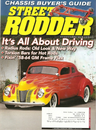 STREET RODDER 2010 FEB - STIFFEN CHEVY FRAME, SHEETMETAL TRICKS, AXLE LOCATE